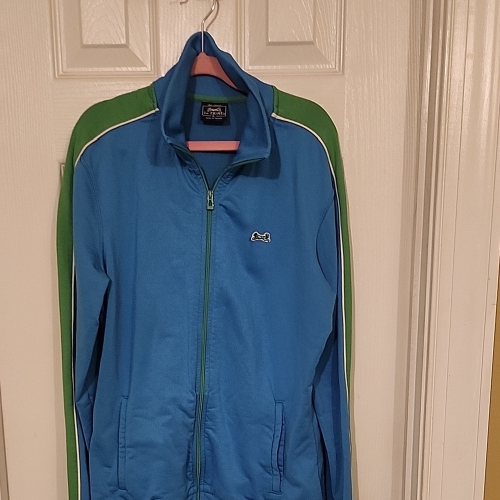 Vintage LeTigre,Size Large, Blue & Green